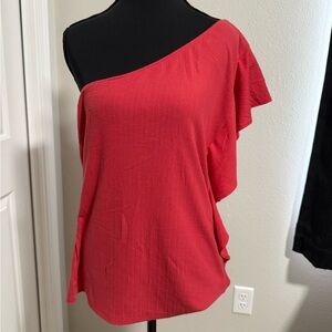 Nine West One-Shoulder Blouse